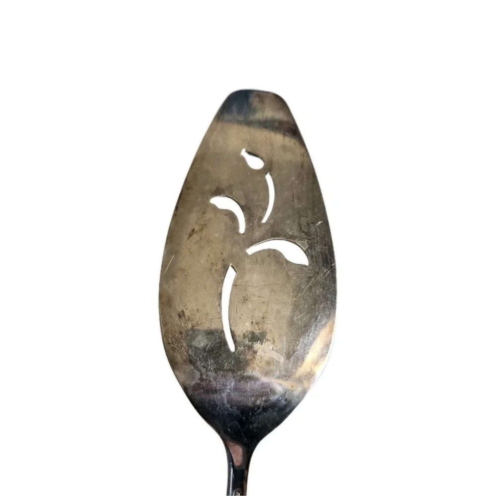 Vintage International Deepsilver Anniversary Rose Cake Pie‎ Server Silver Plate